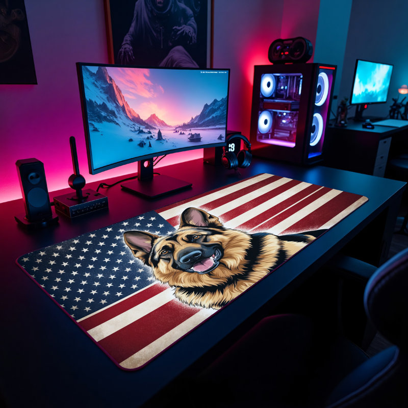 Polyester Desk Pad, 23.6x13.8