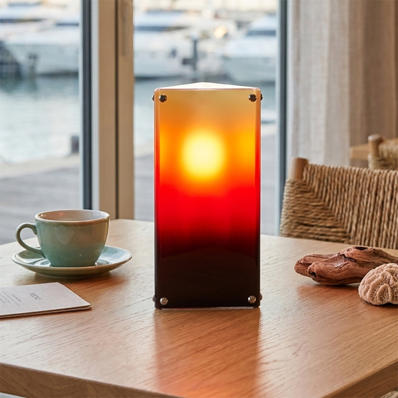 Triangle Sunrise & Sunset Dimmable Table Lamp