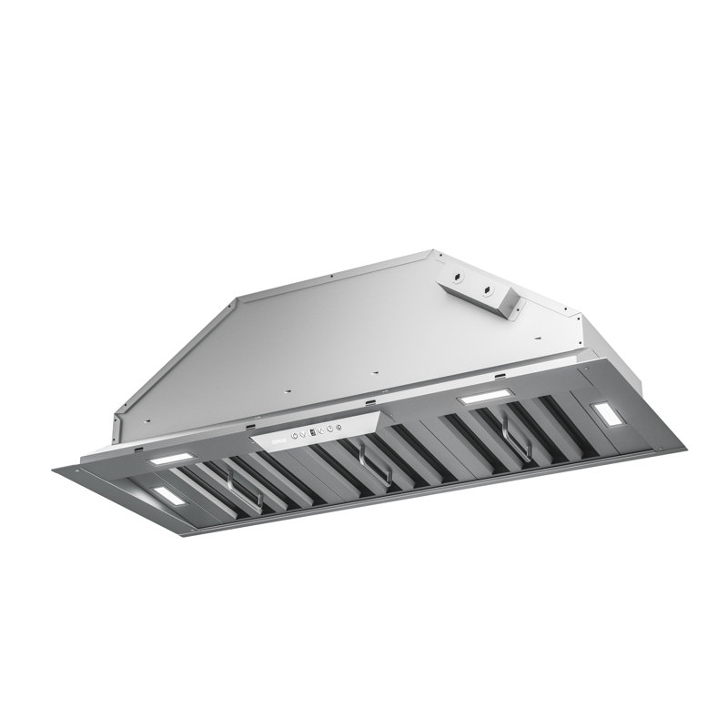Zephyr Tornado III 38 in. Shell Only Insert Range Hood with LED Lights in Stainless Steel
