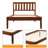 Wood Platform Bed With Headboard