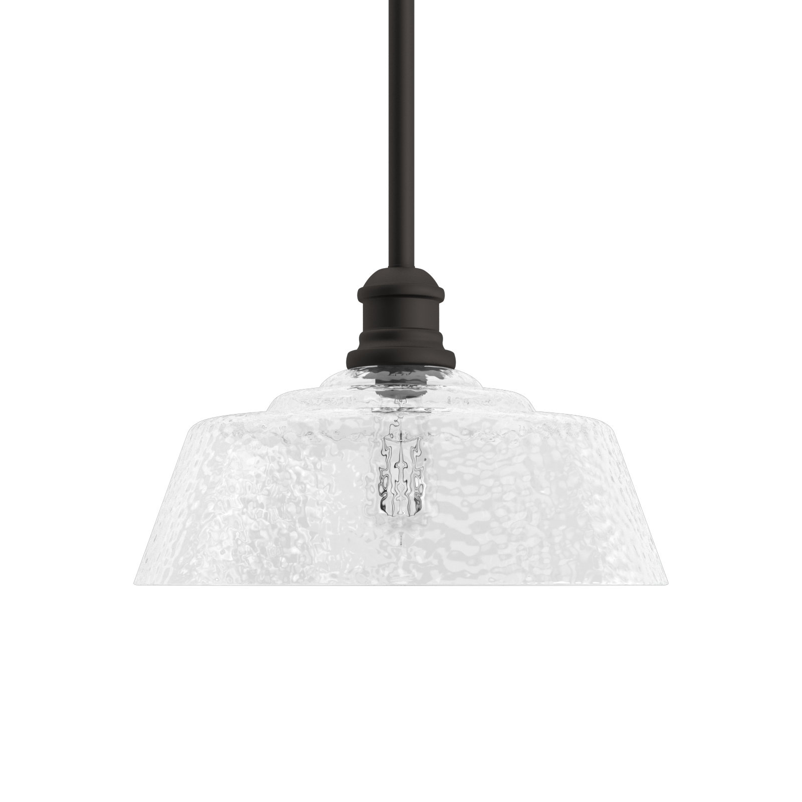 Lindholm Single Light Glass Dimmable Pendant, Oil Rubbed Bronze