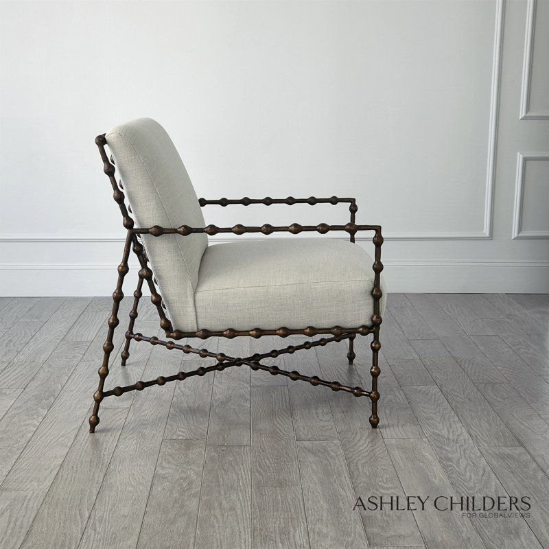 Elder Lounge Chair-Bronze-Cambric Stone