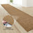 Runner Rug Hallway Non Slip Rubber Back Custom Size As Carpet Doormat Throw Rug Dark Beige-1449100148