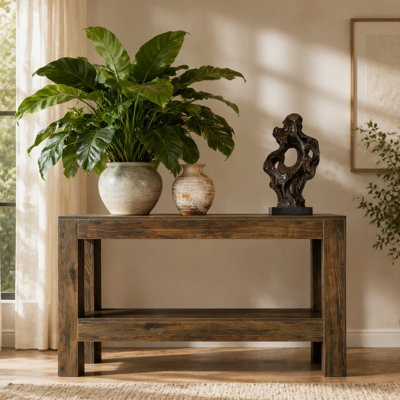 2-Tier Sofa Table Console Table