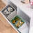 TC Double Tilt Out Trash Cabinet Recycling Trash Can Cabinet With Negative Ion and Deodorizing Function