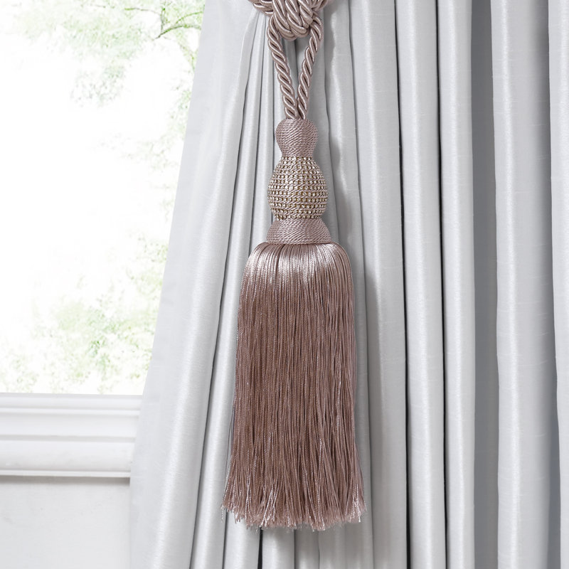 Embrasse de rideaux en tissu Gosnell, Mauve