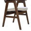Chaise de salle à manger incurvée Hayes