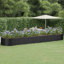 Anmar 11 ft x 1.5 ft Powder-Coated Steel Raised Garden Bed-268780180-268780191