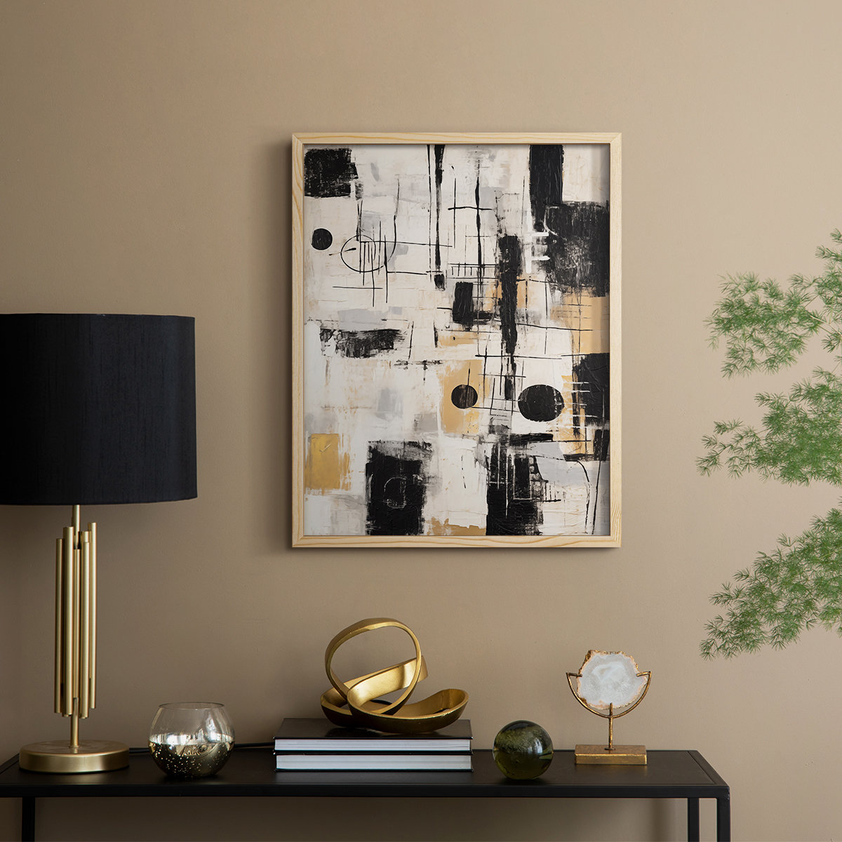 Ivy Bronx ABSTRACT Series CCCXCVIII Framed Print - Solid Wood | Wayfair