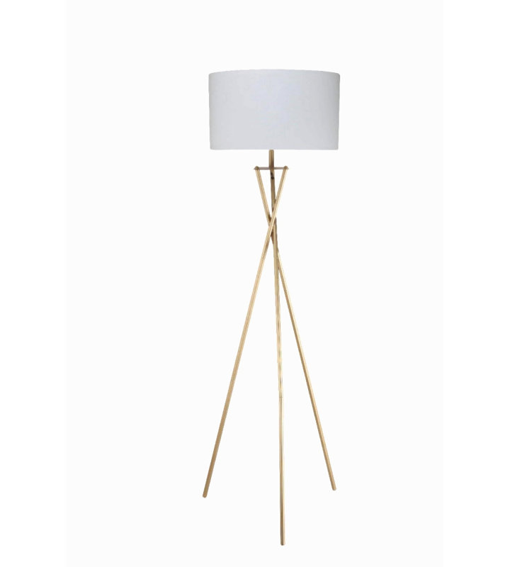 Lampe sur pied 64,5 "Mid-Century