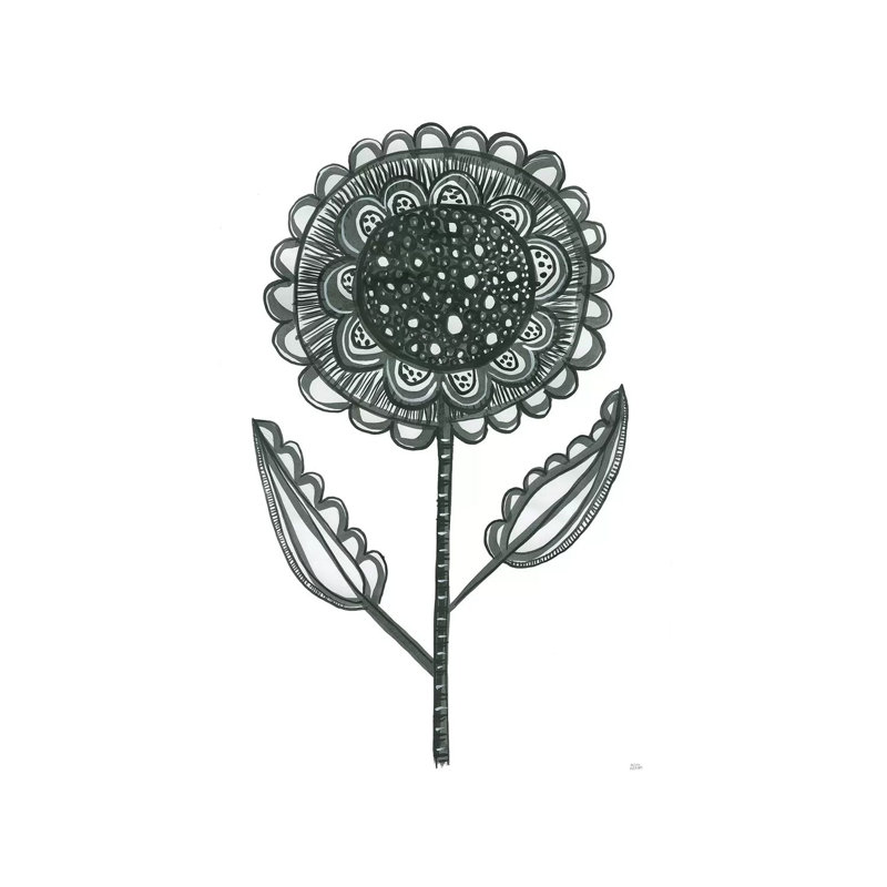 Bloom Town I by Melissa Averinos - 1 Piece Wrapped Canvas Painting, 30.48cm H x 20.32cm W x 1.91cm D