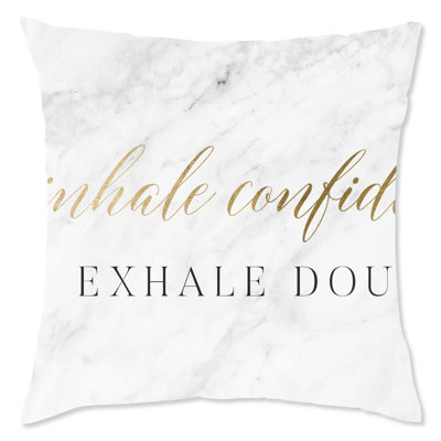 Housse et insert de coussin d'inspiration carrée