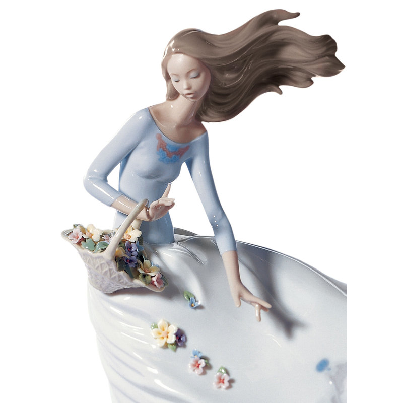 Petals of the Wind Woman Figurine