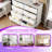8-Drawer Wide Wood Dresser Storage Chest 47.2 Bedroom Organizer With Metal Handles-1660554266