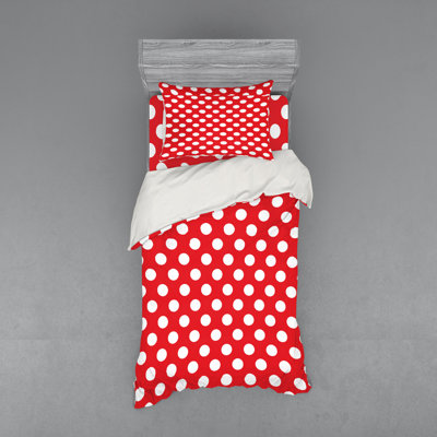Farmhouse / Country Polyester Dots Duvet Cover