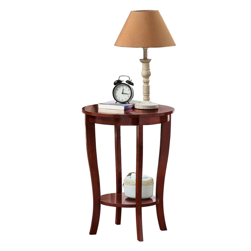 Table de bout avec rangement, Brun