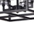 Cheverton 4 - Light Black Lantern Pendant