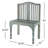 Clive Solid Wood Bench