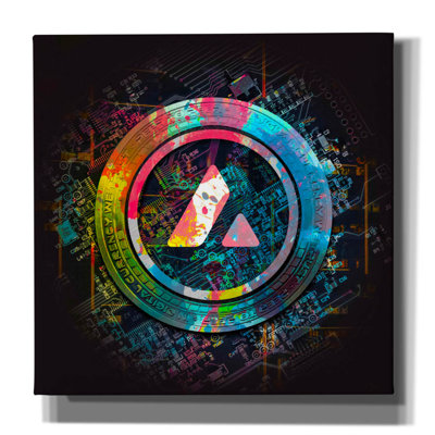 Avalanche Crypto Power 2' Canvas Wall Art