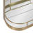 Cemile Metal Flat Mirror with Shelves-1473806173