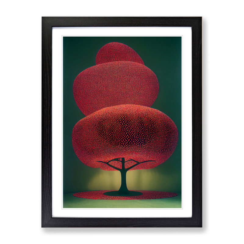 Unbelievable Tree - Single Picture Frame Print, 64cm H x 46cm W x 2cm D, Black Framed