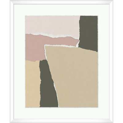Rustic Papers 1' Framed Print on Glass