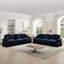 Ensemble de canapé de salon modulaire 2 pièces avec accoudoirs évasés et volants amovibles Classic-209081073