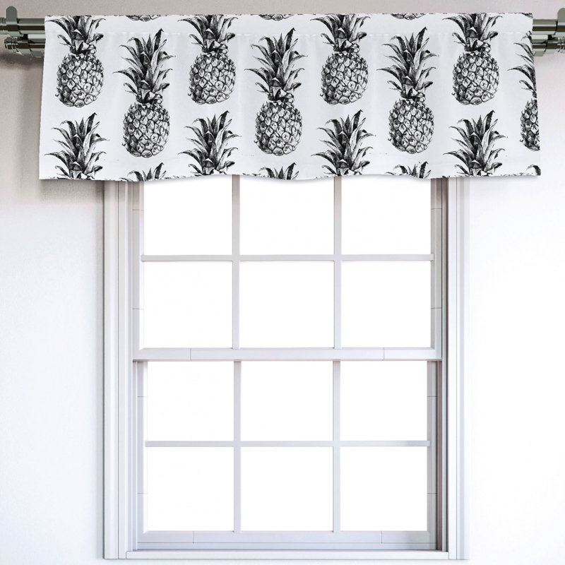 Sateen Ruffled Window Valance