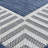 Garrettsville Striped Solid Color Flatweave Indoor / Outdoor Area Rug-2068765780