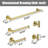 Bathroom Hardware 5-Piece Bath Hardware Set With Towel Bar, Robe Hook, Toilet Paper Holder-106321134