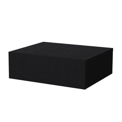 Table de chevet flottante moderne de couleur grise avec espace de rangement pour une configuration organisée
