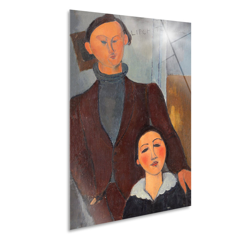 Jacques and Berthe Lipchitz by Amedeo Modigliani - 1 Piece Wall Art, 100cm H x 70cm W, Plastic/Acrylic