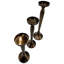 Candélabre en aluminium H 20,5 po Cathyleen - Ensemble de 3 bougeoirs en métal bronze