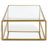 Flodie Glass Top Single Coffee Table