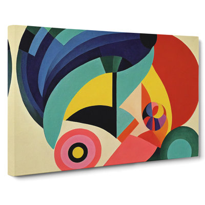 Harmonious Abstract Art - Wrapped Canvas Print
