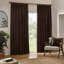 Heavy Chenille Room Darkening Pencil Pleat Curtains-863081973-863081976