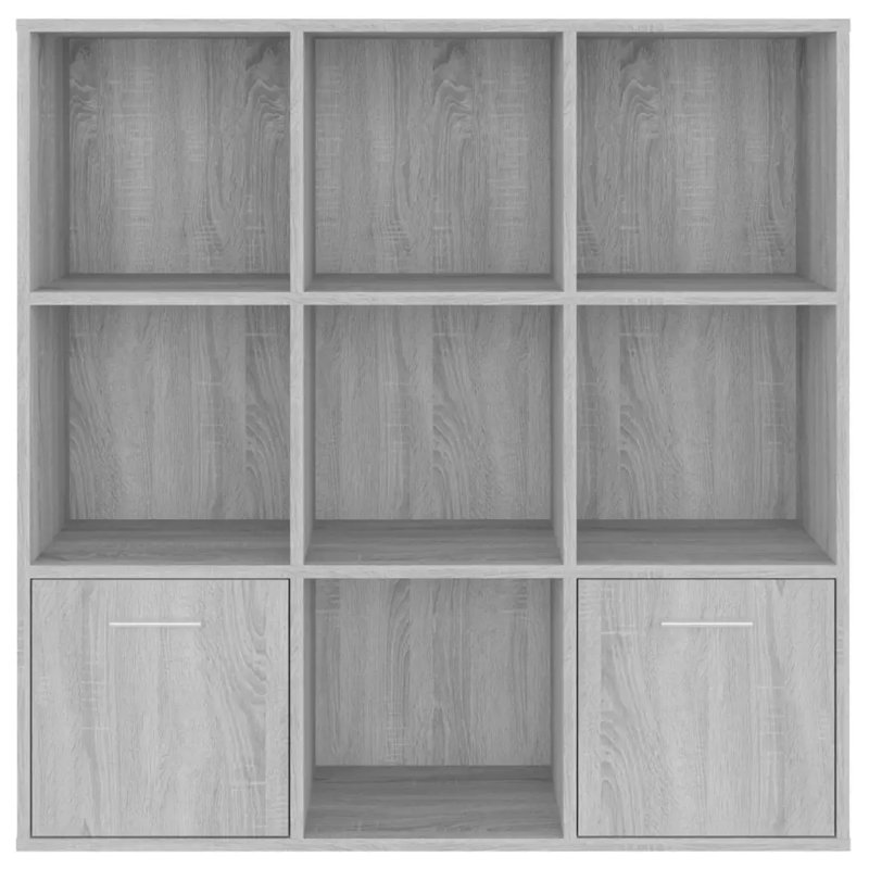 Arundhati Cube Bookcase, 98cm H x 98cm W x 30cm D, Grey