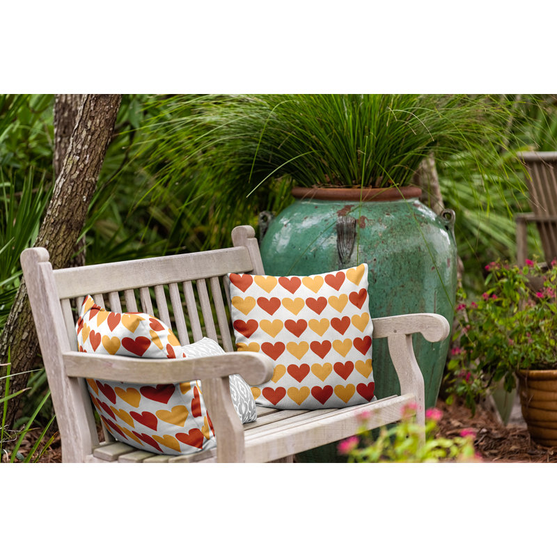 Geometric Outdoor Reversible Throw Pillow