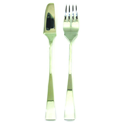 Italia Flatware Fish Set - 24 Pieces - Stainless Steel