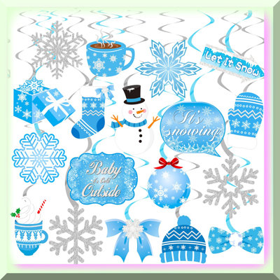 Set of 3 Blue Graduation Tablecloths 54"x108"