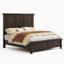 Lit Queen Size en bois massif de 165 cm de hauteur avec pieds de style romain, noyer foncé, boîte 2-1397817800-1550311481