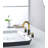 8-Inch Widespread Bathroom Faucet With Dual Handles, Metal Pop-Up Drain & 24" Supplies-114194503