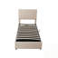 Lit plateforme tapissier simple avec système de rangement hydraulique-1404872483