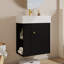 Ensemble de meuble-lavabo simple 21,6 po avec dessus en céramique Lorimar-2088789162-2088653084
