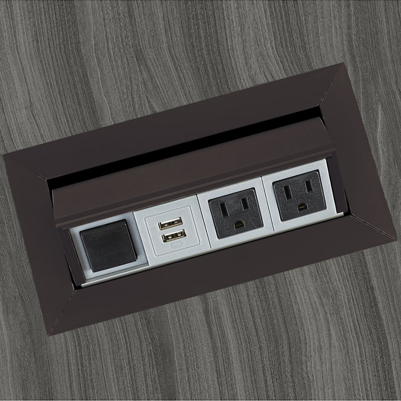 Alimentation et prise USB, Noir