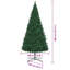 Christmas Tree with Decorative String Lights 400 cm PVC-1452154677