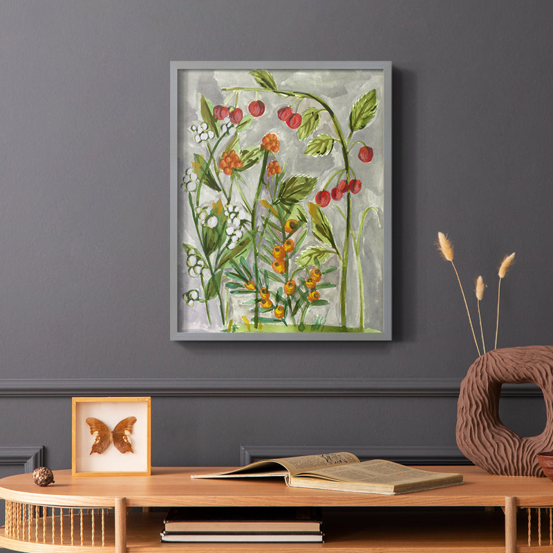 «Dear Nature I», reproduction encadrée - bois massif, Gris, H 10 po x l 8 po