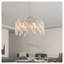 Luxueux lustre rond en cristal argenté - Luminaire suspendu tambour contemporain pour salle à manger, salon et vestibule