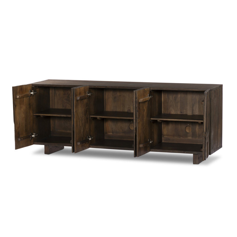 Rivka Media Console, Dark Mango