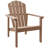 All Weather HDPE Stackable Adirondack Chair,Space-Saving Outdoor Patio Chair,2Pcs-2114002543
